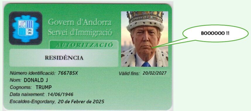 Trump residency Donald Trump passive resident Andorra